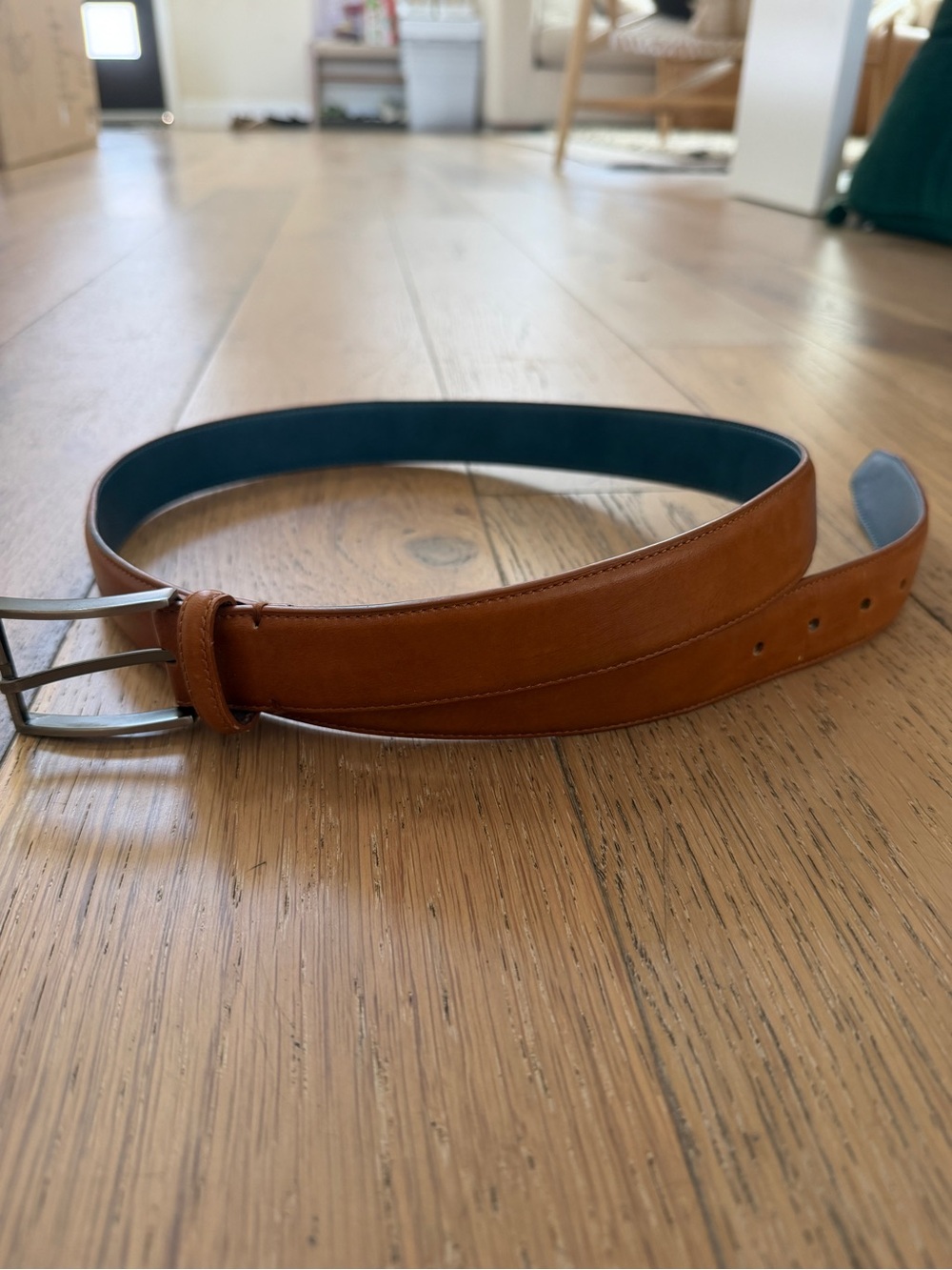 Men's Brown Leather Belt